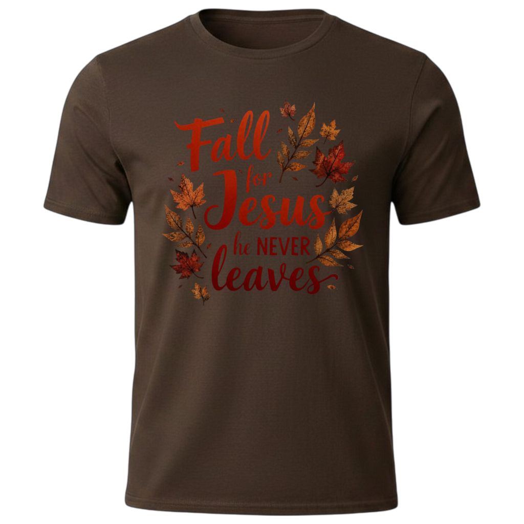 MELANINaire Aesthetics | "FALL FOR JESUS HE NEVER LEAVES"