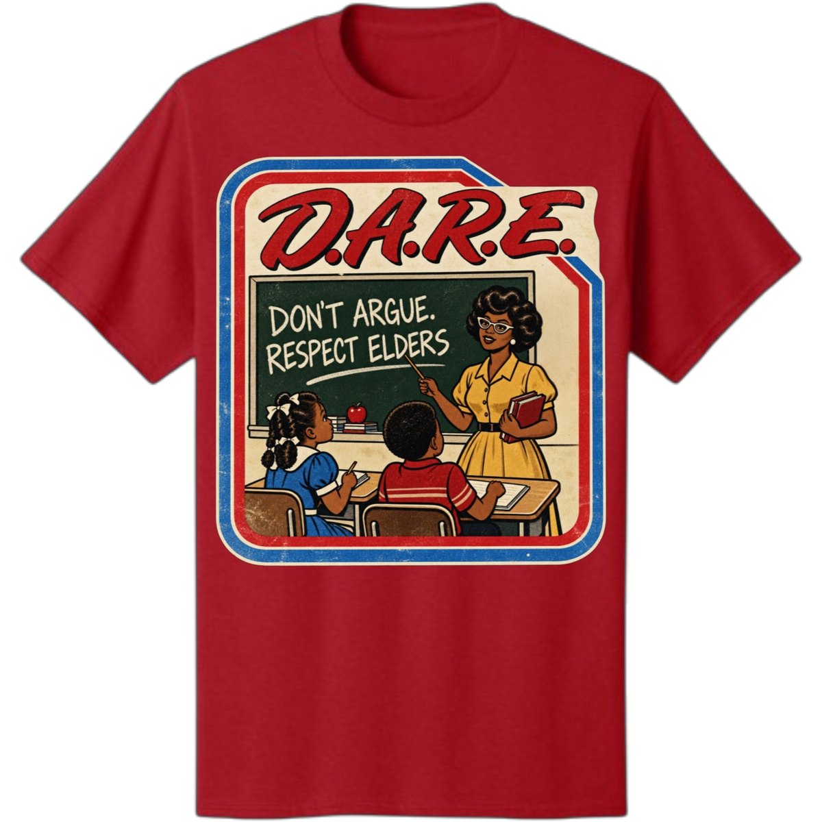 MELANINaire Aesthetics |"DON’T ARGUE RESPECT ELDERS (D.A.R.E)"