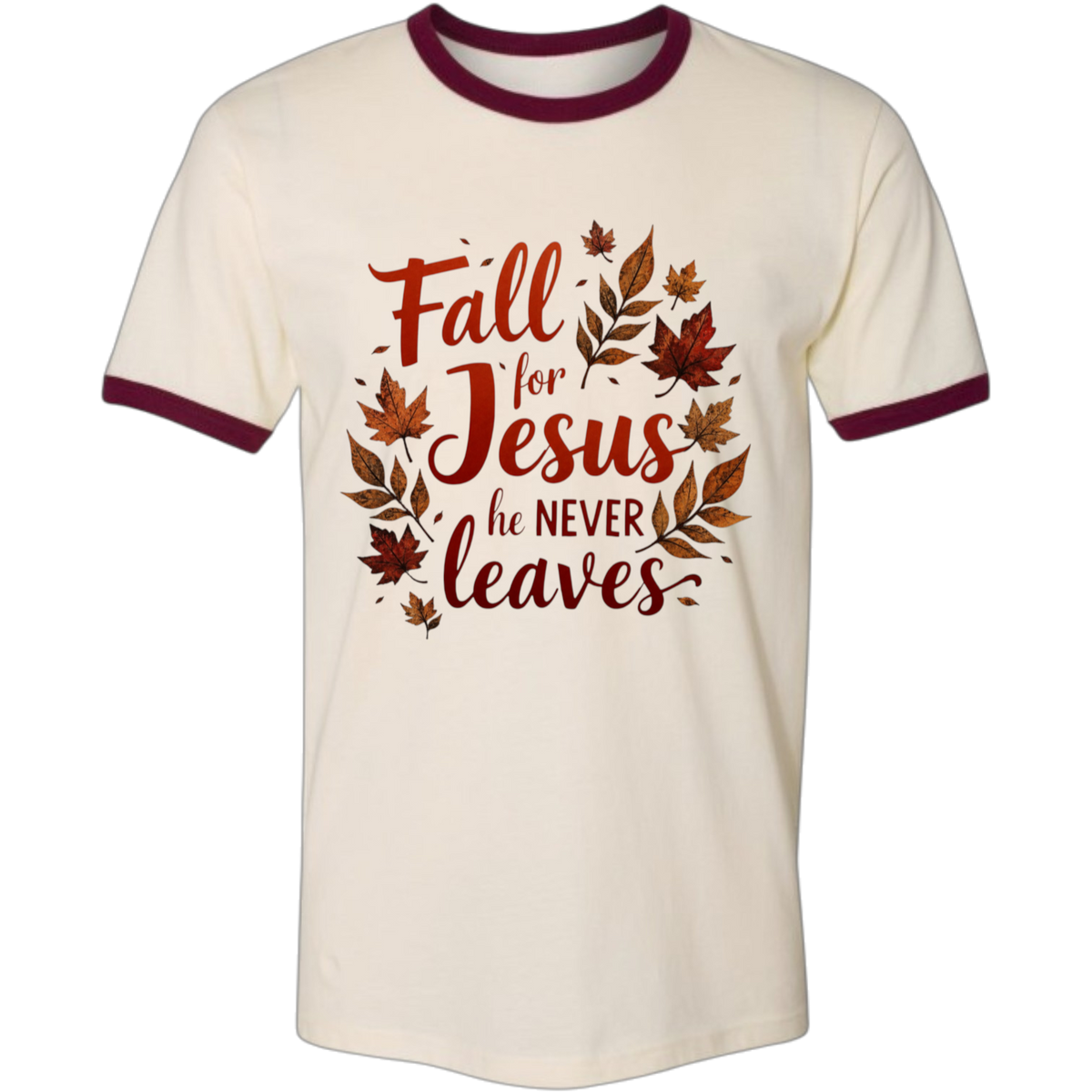 MELANINaire Aesthetics | "FALL FOR JESUS HE NEVER LEAVES"