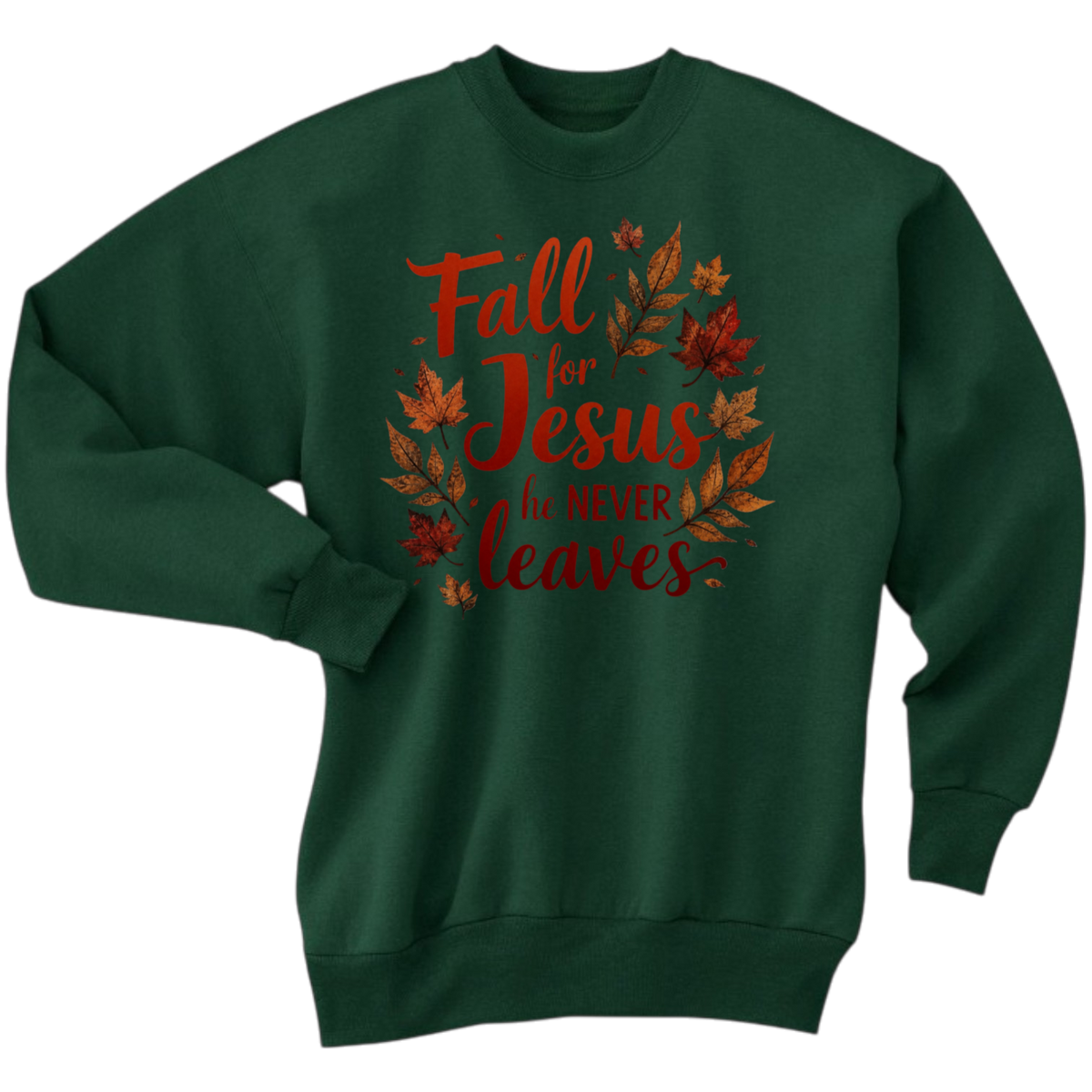 MELANINaire Aesthetics | "FALL FOR JESUS HE NEVER LEAVES"
