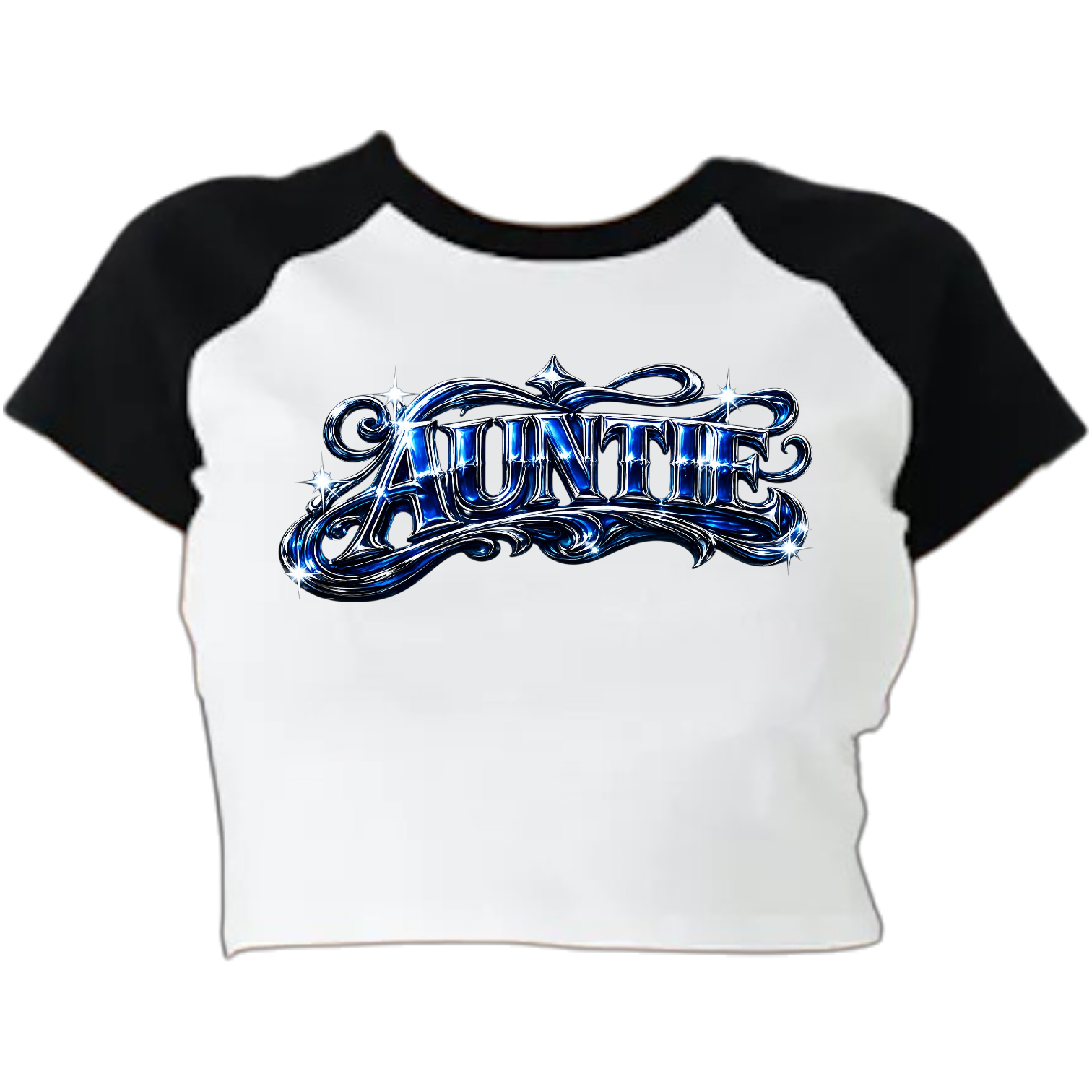 This bold chrome-inspired AUNTIE design celebrates the women who lead with confidence, love fiercely, and carry themselves with undeniable presence. Whether she's turning heads at brunch, family reunions, concerts, girls' trips, bike nights, or just making a grocery run look fashionable, this tee lets everyone know exactly who she is.

Wear it with pride because being called Auntie isn't just a nickname. It's a badge of honor.