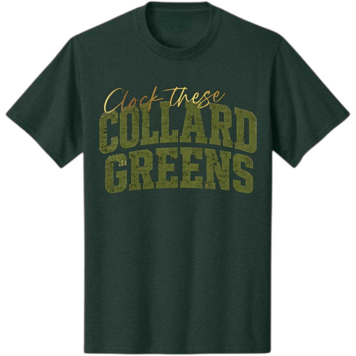 MELANINaire Aesthetics | "CLOCK THESE COLLARD GREENS"